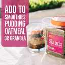BBF Organic Chia Seeds 32 Oz, Omega-3 & Fiber, Pudding, Smoothies, Oatmeal (EXP 06/07/28)