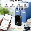 ORGBRO Label Maker Machine with Tape, X1 Portable Bluetooth Mini Label Printer, Support Pre-Cut & Continuous Label, Wireless Small Label Makers with Versatile App for School Home Office Organization