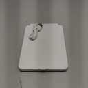 FUNTOUCH Rechargeable Travel Makeup Mirror with 72 Led Lights, Portable Lighted Beauty Mirror, 3 Color Lighting, Dimmable Touch Screen, Tabletop LED Folding Cosmetic Vanity Mirror (White)