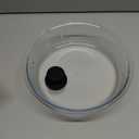 2 in 1, Glass Microwave Splatter Cover for Food & Microwave Place Mat, Plate Splatter Guard Lid with Easy Grip Silicone Handle Knob, Borosilicate Glass with Vent Hole, Food Grade, No Plastic, 10in