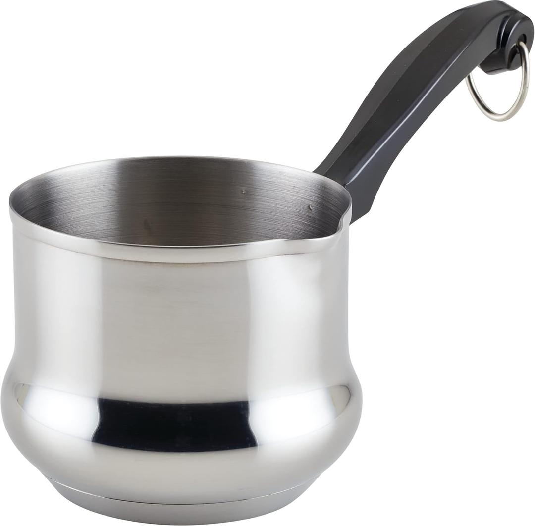 Farberware Classic Series Stainless Steel Butter Warmer/Small Saucepan Dishwasher Safe, 0.59 L Silver