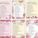 Resurhang 24 Pcs Mini Daily Affirmations Notebooks Bulk for Mom Small Inspirational Notepad Motivational Pocket Journal First New Mom Gift for Women Postpartum Mother Birthday Party (Colorful Flower)
