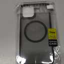 DEERLAMN Magnetic Matte Case for iPhone 12/12 Pro with Screen Protector, [Compatible with MagSafe][Military Grade Drop Protection] Slim Translucent Shockproof Protective Phone Cover, Black