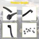 GXARTS Front Right Side Fender Flare Trim Compatible with Nissan Rogue 2021 2022 2023 2024 2025 Replace# 638606RR1A 63860-6RR1A NI1291108 Fender Moulding Wheel Arch Trim