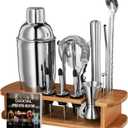 Cocktail Shaker Set - 17 Piece Stainless Steel Mixology Bartender Kit, Drink Martini Shaker, Home Bar Accessories, Cocktail Kit, Stainless Steel Bar Set, Shakers Bartending