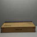 VASAGLE Floor Storage Cabinet, Freestanding Storage Unit with Double Shutter Doors and Adjustable Shelf, for Living Room, Bathroom, Entryway, Kitchen, Dove Gray UBBC040G02 (11.8"D x 23.6"W x 31.5"H)