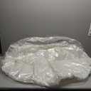 actoper Inflatable Seashell Swimming Pool 55 inch Inflatable Floating Ball Giant Bed Mattress Beach Seashore Shell Shaped Water Sofa Air Cushion Beach Mermaid Ocean Theme Party Decor