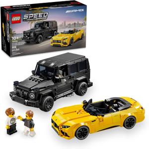LEGO Speed Champions Mercedes-AMG G 63 & Mercedes-AMG SL 63 Building Toys - Kids Pretend Play Toy Cars for Boys & Girls, Ages 10+ Years - Gifts for Christmas - 76924