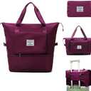 Large Capacity Foldable Travel Bag, Expandable Waterproof Carry on Bag, Dry and Wet Separation Spor Duffel Bags
