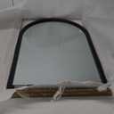 OGCAU 30x20 Inch Black Mirror Wall Mirror for Bathroom, Black Metal Frame, Arched Wall Mounted Mirror, Bathroom Vanity Mirror for Living Room Entryway (Black)