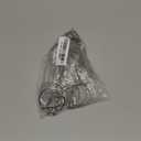 NUOMI 4 Pcs Stainless Steel Meat Hooks with Double Hook Poultry Roast Duck Bacon Hanging Hook Grill Hanger for Drying, Cooking, BBQ, M-11.5 ,Cooking Utensils, Namely, Grills