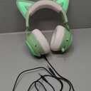 Cat Ear Headphones, Gaming Headset (Wireless, Green)
