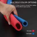 PATIKIL 6.6Ft Long 1-7/8" (48mm) ID Pipe Insulation, 1 Pcs 20mm Thickness Rubber Foam Winter Freeze Protection Tube Fire Retardant for Water, Air Conditioning, Industrial Pipes, Blue