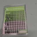 KEYYOU Fairy Lash Clusters 144Pcs D Curl Manga Lash Extension Eyelash Extension Wispy Natural Invisible Band Lash with Waterproof DIY Lash Extension at Home(Fairy-D-8-18MIX)