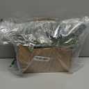 6FT Pre-lit Christmas Garland with 20 LED,Artificial Greenery Pine Garlands with Star Berry,Battery Operated with Timer for Indoor Outdoor Office Winter Holiday Decor