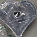 Domensi Heart Shaped Cake Mold Aluminium Fluted Cake Pan 3D Chocolate Cake Pan Kitchen Accessories Decoration, 10 Cup
