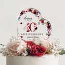 40th Wedding Anniversary Acrylic Cake Topper, 40 th Anniversary Decorations, 40 Wedding Topper, 40 Years Of Married Gifts (40th Anniversary Cake Topper 2026)