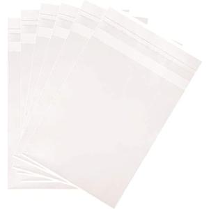 Cellophane Bags 4 x 6-inch Clear Cello Cookie Self Adhesive Resealable Bags 100Pcs for Candy Cookies Cards