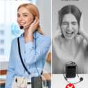 SHIDU Voice Amplifier for Teacher with Portable Microphone and Speaker, 18W Megaphone with Wired Mic Headset, IPX5 Waterproof & Rechargeable Bluetooth Speaker Systems for Tour Guide (NOT Wireless)
