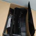 VEVOR Push Lawn Sweeper, 21inch Leaf & Grass Collector, Heavy Duty Thickened Steel Durable to Use with Large Capacity 3.5 cu. ft. Mesh Collection Hopper Bag, 2 Spinning Brushes