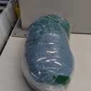 EXQUIMEUBLE 1Pc Stretchable Chair Cover for Stool Protector for Home Use Furniture Cover Suitable for Dining Room and Outdoor Spaces, Blue, 11.81"D x 11.81"W x 1.97"H