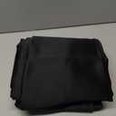 NICETOWN Pitch Black Solid Thermal Insulated Grommet Blackout Curtains/Drapes for Bedroom Window (2 Panels, 42 inches Wide by 63 inches Long, Black)