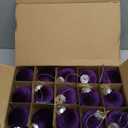 Velvet Christmas Balls Set 30pcs Purple Velvet Christmas Tree Ornaments Shatterproof Xmas Hanging Balls Decorative Hanging for Xmas Holiday Family Home Store Indoor Decor 2.4inch