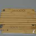 MinBoo Disc Golf Rack Stackable | Bamboo Disc Golf Shelf for Sports Disc Storage | Disc Golf Organizer with 40+ Disc Capacity | Essential Disc Golf Accessories | Discs Not Included