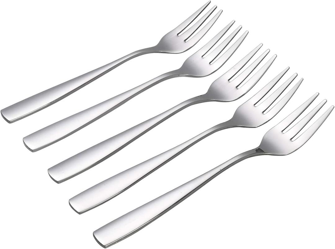 Asking 12 Pieces Stainless Steel 3-tine Forks, Tasting Forks