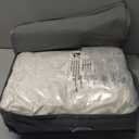 Mr. Sandman Weighted Blankets for Adults Full Size 12lbs, Warm Sherpa Fleece Throw Blanket for Sleep and Calm, Soft Cozy Heavy Bed Blanket with Jacquard Flannel, 48 x 72 Inches, Cream White