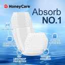 HONEY CARE All-Absorb A25 Male Dog Wrap, 50 Count, Medium, White