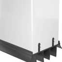 Door Sweep Replacement, Kerf Door Bottom Seal with Vinyl Fins 36 Inch, PVC Door Weather Stripping Draft Stopper Fits 7/8 Inch Kerf Slot, Exterior Door Seal Cuttable 2 Pack