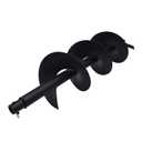 ALL-CARB Auger Drill Bit 8 x 31.5 inch Garden Spiral Drill Bit Earth Auger Bit Post or Umbrella Hole Digger with 3/4 Shaft