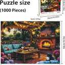 Jigsaw Puzzles for Adults 1000 Pieces GIVEITALL Adult Puzzle Landscape Puzzles for Kids Flower and Cat Puzzle Christmas, Birthdays, Gifts, Decorative Paintings, Artworks