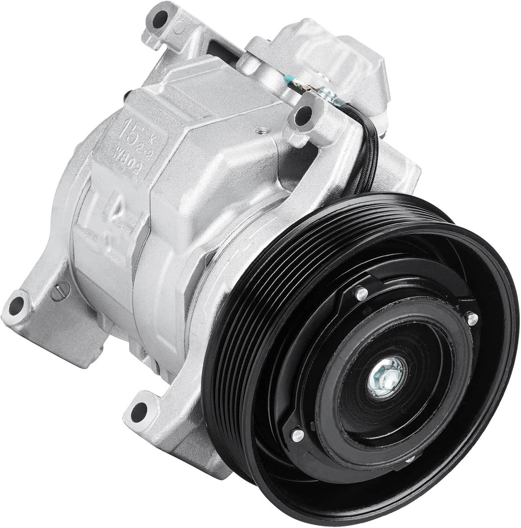 Air Conditioning Compressor and A/C Clutch for Honda Accord 2.4L 2008 2009 2010 2011 2012, Honda Crosstour 2.4L 2012 2013 2014 2015, 639362, 157333