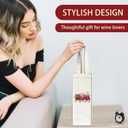 Wine Bottle Gift Tote - Mama All Day Everyday, Wine Bottle Gift Bag, Wine Lovers Gifts For Women, Mom Gifts For Mother's Day, Wine Tasting Party Supplies Wine Bottle Carrier 1pcs Washable Reusable /07