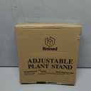 Adjustable Plant Stand Indoor,Bamboo Mid Century Modern Plants Stands, Stable Plant Holder,Fit 8 9 10 11 12 inch Pots (Pot & Plant Not Included) (walnut)