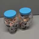 2 x 30 Pack Halloween Ring Candy - Individually Wrapped Holiday Themed Skull Candys Packed in a Skull Jar  Trick Or Treat Strawberry And Tutti Frutti Delicious Candys - Bulk Halloween Suckers Great Use, For Kids, Trick Or Treat, Party Favor, Classrooms, Goodie Bags