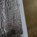 Zilver Reflecterende Zonwerende Folie,Venster Privacy Film Totale Verduisterende Raamfolie,Aluminium Isolatiefolie voor Slaapkamer,Badkamer,Aluminium Zelfklevende Folie (16"x24")