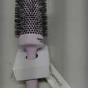 AIMIKE NaturaVol Round Brush for Blow Out,Nano Thermal Ceramic-Coated Round Hair Brush for Fine Hair,Fast Blow Dry for Smooth Salon-Style Finish at Home,Adds Volume,Purple (2.1"Barrel,3"with Bristles)