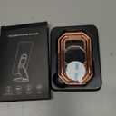 A-LuGei  &  Cell Phone Ring Holder Stand, Phone Kickstand for Desk, Cell Phone Holder for Hand, Ring for Back of iPhone, Metal Phone Grip for Magnetic Car Mount (Hallow Rose Gold)