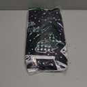 Artoid Mode Black Bunny Eggs Flower Happy Easter Kitchen Towels Dish Towels, 18x26 Inch Spring Farmhouse Leaves Decoration Hand Towels Set of 4