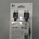 GE HDMI Cable, 4ft, Gold