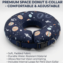 Supet Inflatable Dog Cone Collar Alternative After Surgery, Dog Neck Donut Collar Recovery E Collar for Neuter, Soft Dog Cone for Small Medium Large Dogs