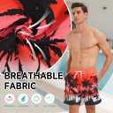 Srnede Mens Swim Trunks Swimsuit Trunks Swim Shorts Swimwear (M)