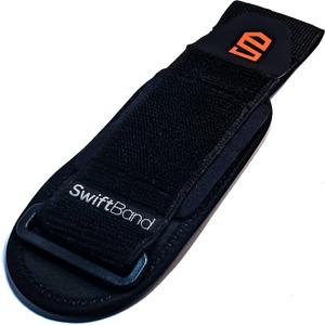 SwiftBand Smartwatch Protector - Universal Smartwatch Protective Strap and Screen Protector, Sports Watch Cover, Compatible with Apple Watch, Fitbit, Garmin, Amazfit, Fossil, Samsung and more (Black)