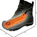 DryGuy Travel Dry DX Boot Dryer and Shoe Dryer, Orange & Black (One Size)