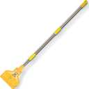 61 inch Mop Handle, Commercial Industrial Heavy Duty String Mop Floor Cleaner, Wet Mop with Long Adjustable Stainless Handle for Home, Garage, Office, Courtyard, Warehouse Floor Cleaning