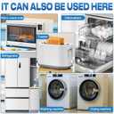 2 x White Touch Up Paint, Multi-Surface Touch Up Paint Pen for Chips and Scratches, White Paint for Walls, for Wall Enamel Furniture Appliance Porcelain Cabinet Bath (Semi-Gloss)