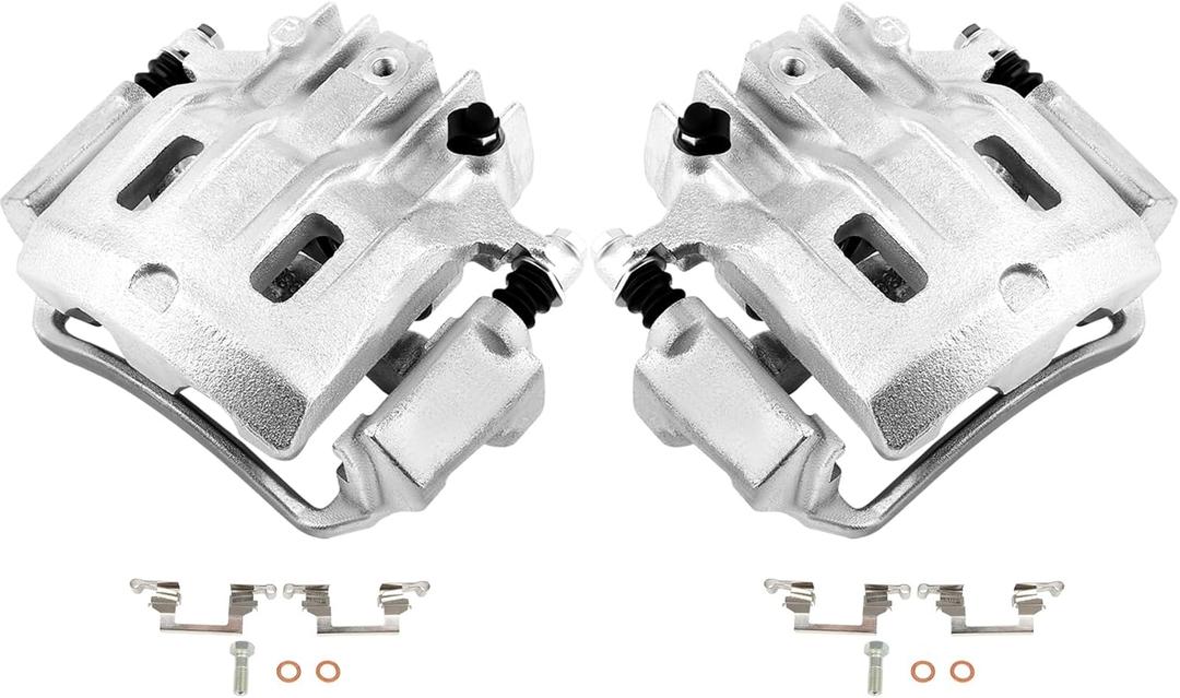 SCITOO 18-B4753 18-B4752 Rear Left & Right Disc Brake Calipers Assembly w/Bracket For Ford For Excursion 2000-2005,For Ford For F-250 Super Duty 2000-2004,For Ford For F-350 Super Duty 2000-2004
